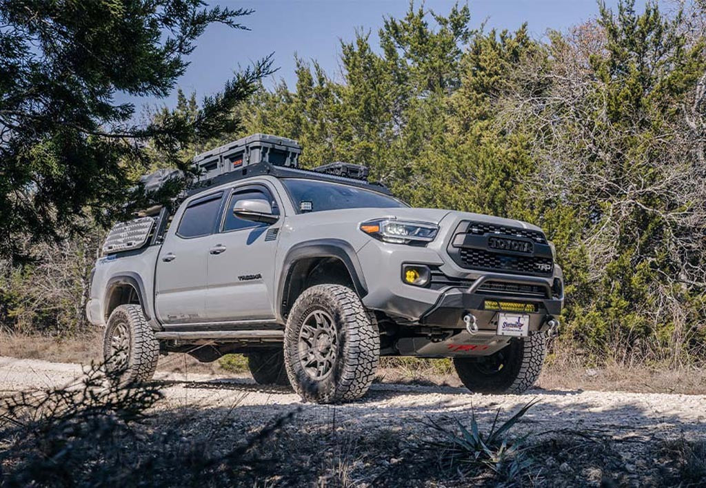 Toyota Tacoma Short Bed Cali Raised LED Overland Bed Rack fits 05-Present