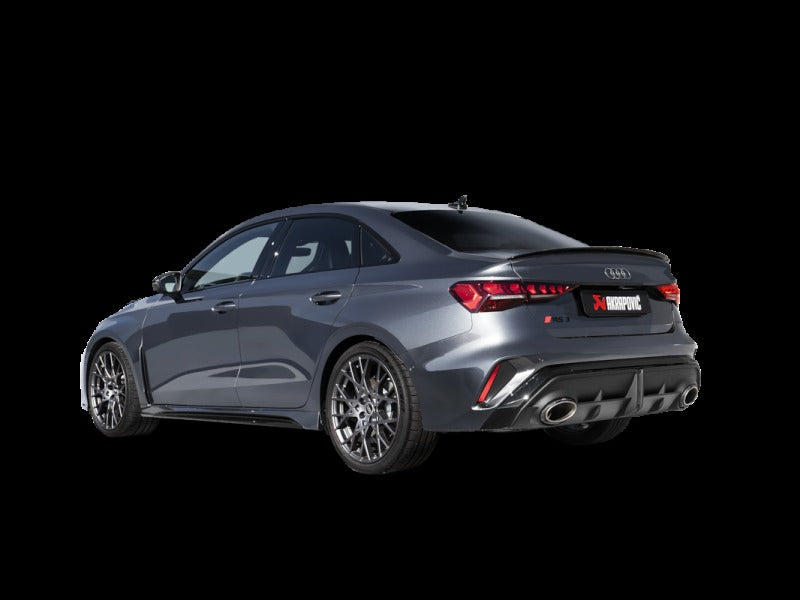Akrapovic Evolution Line Catback Titanium: Req. P-HF1636 control kit for 2025+ Audi RS3 Sedan (8Y FL) - S-AU/TI/28H