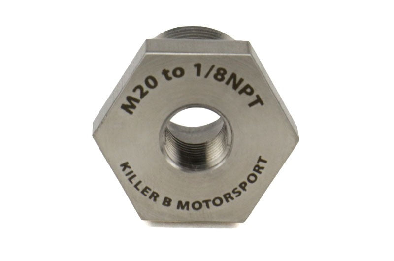 Killer B M20 (OEM) To 1/8NPT Oil Temperature Sensor Adapter - 2002-2014 Subaru WRX / 2004-2021 STI / 2006-2013 Forester XT