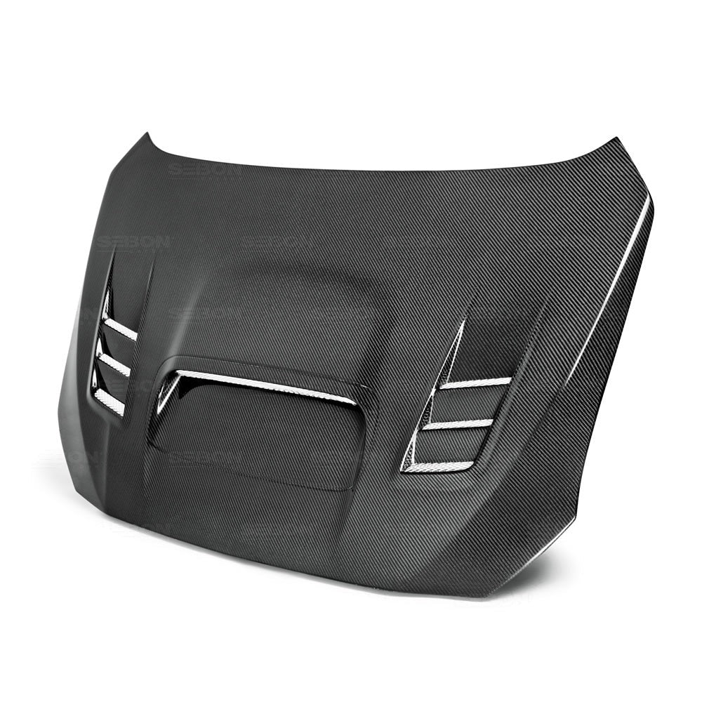 Seibon Carbon Fiber CW Style Hood - 2015-2021 Subaru WRX & STI