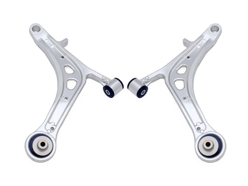 SuperPro Front Lower Alloy Control Arm Kit (+Caster) - 2008-2014 Subaru WRX / STI