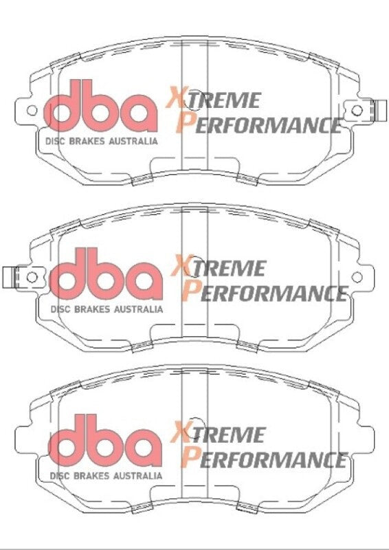 DBA XP650 Front Brake Pads - 2003-2005 Subaru WRX / 2008 Subaru WRX