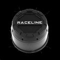 Raceline Push Through Cap 5x127 BP / 3.30 Bore - Black