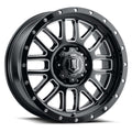 ICON Alloys Alpha 20x9 6x5.5 +16mm 5.625" Backspacing Gloss Black with Milled Windows Wheel - 1220909056GBMW