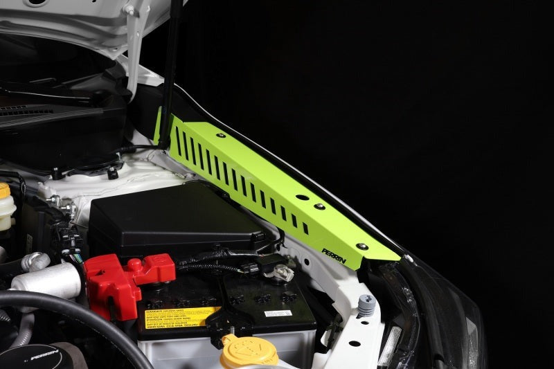 PERRIN Fender Shroud Set - Neon Yellow - 2022-2026 Subaru WRX
