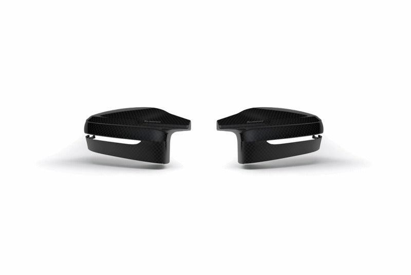Akrapovic 2021+ BMW (G87) M2, (G80) M3 & (G82) M4 Mirror Cap Set- Gloss Carbon - WM-BM/CA/4/G