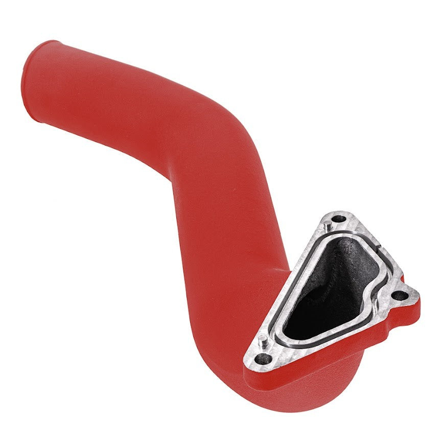 SMY GODZILLA Cast Aluminum Top Mount Intercooler Pipe - Red - 2022-2026 Subaru WRX