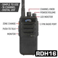 Rugged Radios NASCAR and IMSA Racing Comm System NASCAR / R1 / Safety Yellow