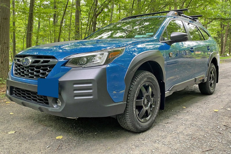 Rally Armor UR Mud Flap w/Grey Logo - Black - 2022-2024 Subaru Outback Wilderness