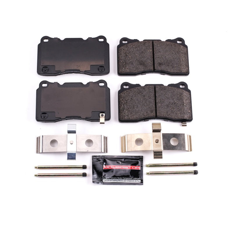 Power Stop Front or Rear Z23 Evolution Sport Brake Pads w/Hardware - 2004-2017 Subaru STI / 2017-2020 & 2022-2026 Subaru BRZ w/ Brembo