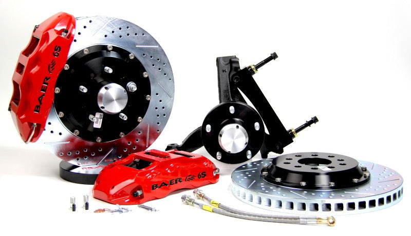 Baer Brakes 73-76 Buick Century STD Studs 14in Extreme+ Front SDZ Brake Kit - Hugger Orange