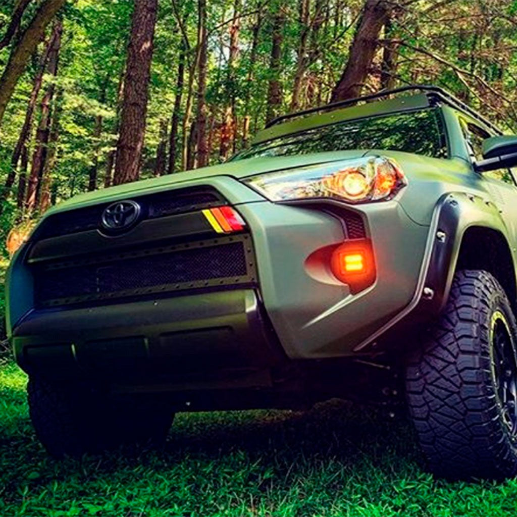 2014-2022 TOYOTA 4RUNNER LED FOG LIGHT POD REPLACEMENTS BRACKETS/COMBO