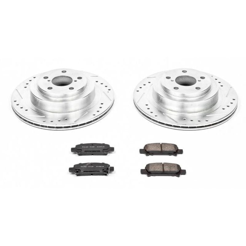 Power Stop Z23 Evolution Sport Brake Kit - Rear - 2005-2009 Subaru Legacy