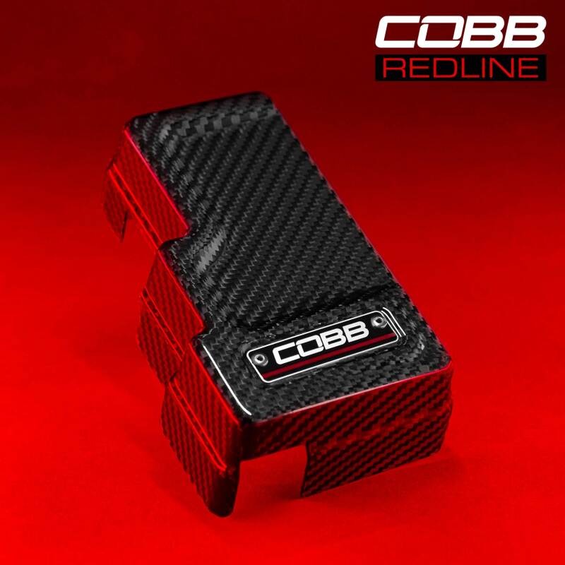 COBB Redline Carbon Fiber Fuse Cover (Passenger Side) - 2022-2026 Subaru WRX