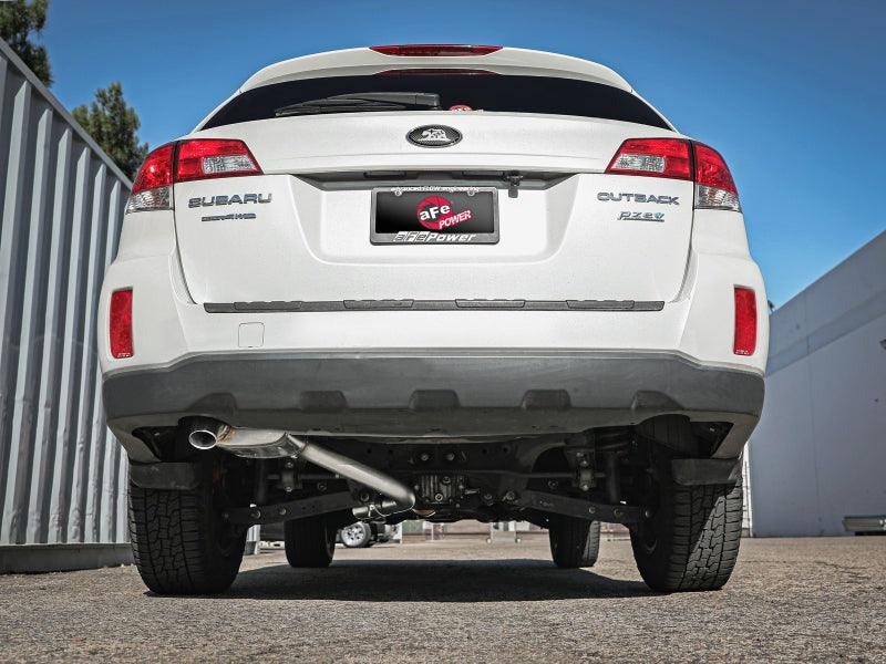 aFe Takeda 2.25-2.5in 304SS Cat-Back Exhaust System - 2010-2014 Subaru Outback H4-2.5L