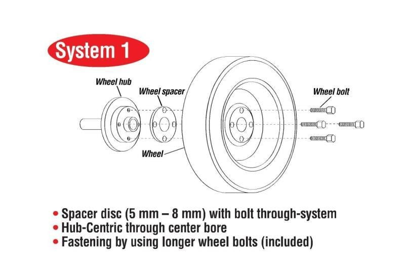 Eibach Pro-Spacer System - 5mm / 5x100 / Hub 56 - 2004-2007 Subaru WRX