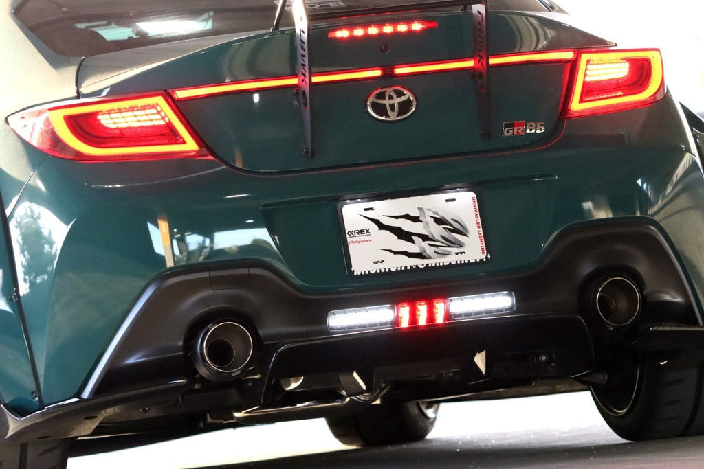 AlphaRex LUXX-Series LED Tail Lights - Black Smoke - 2022-2024 Toyota GR86 / Subaru BRZ