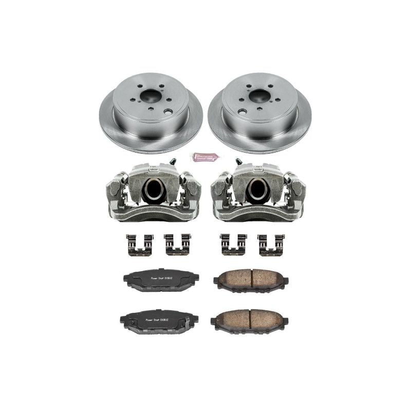 Power Stop Autospecialty Brake Kit w/Calipers - Rear - 2013-2016 Subaru BRZ