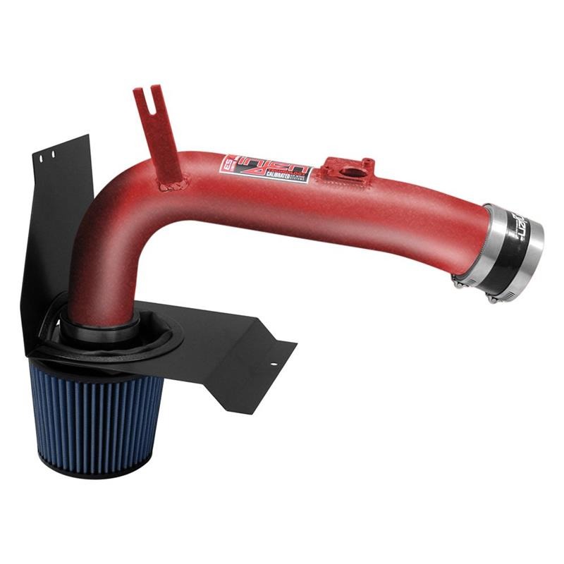 Injen Wrinkle Red Cold Air Intake w/ Heat Shield - 2014 Subaru WRX / 2014 STI