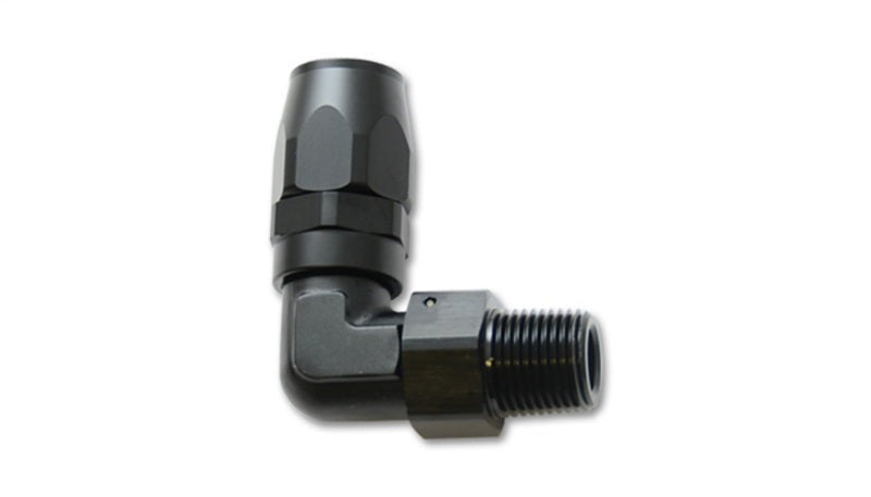 Vibrant Performance Male NPT 90 Degree Hose End Fitting, Hose -16AN, Pipe Thread: 3/4 NPT, AN Performance Fluid Plumbing - Part 26910