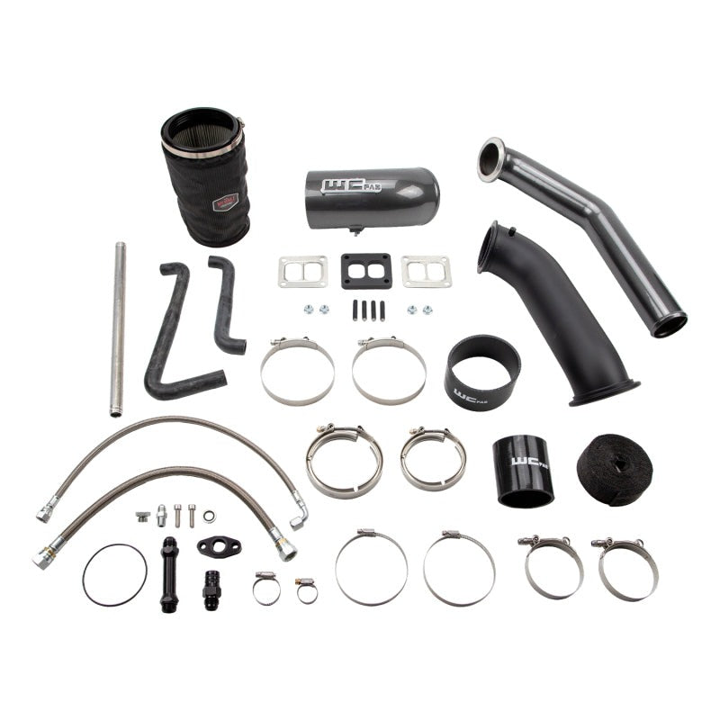 Wehrli 04.5-07 Cummins 5.9L S400 High Mount Turbo 2nd Gen Swap Kit - Chevy Orange