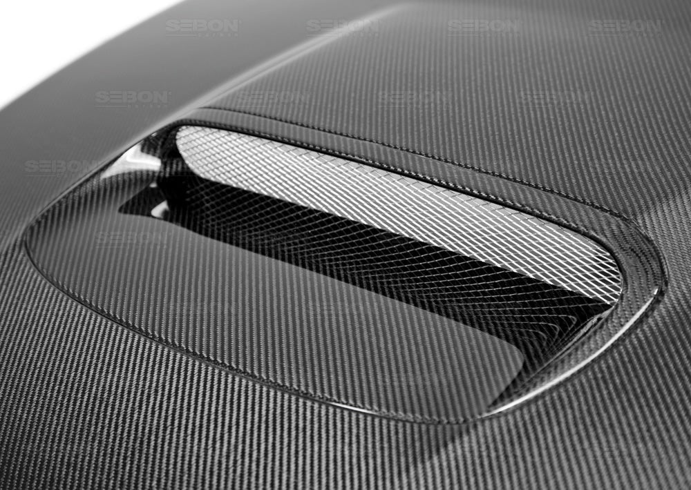 Seibon Carbon Fiber OE Style Hood - 2008-2014 Subaru WRX / STI