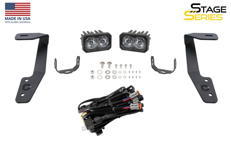 Diode Dynamics 18-21 Subaru Crosstrek Pro SS3 LED Ditch Light Kit - White Combo