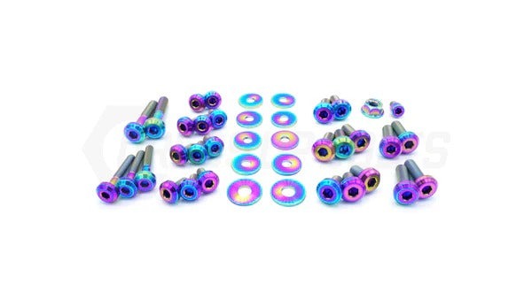 Fast Turn Fittings Stage 2 Titanium Har1dware Engine Kit for EJ257 Engine (True Burned) - 2015-2021 Subaru STI