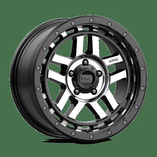 KM540 18X8.5 5X150 S-BLK MACH 18MM
