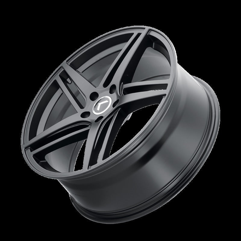 Kraze KR195 Milano 20x8.5 5x120 +38 Offset Satin Black Wheel