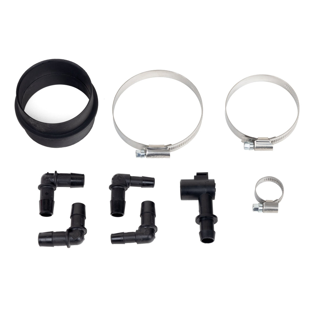 Overtake Silicone Turbo Inlet Hose (Black) - 2004-2021 Subaru STI / 2002-2007 WRX