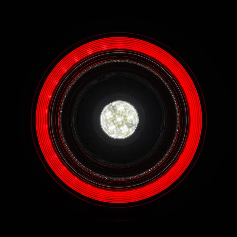 AlphaRex 10-15 Ferrari 458 NOVA-Series Prismatic LED Tail Lights Red Smoke