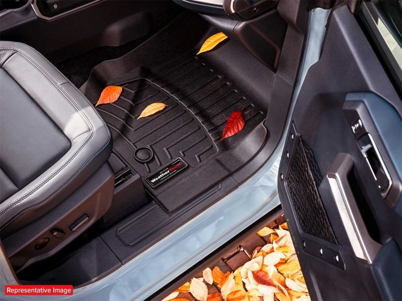 WeatherTech Front FloorLiner - Black - 2015-2019 Subaru Legacy (Excl. Manual Transmission)