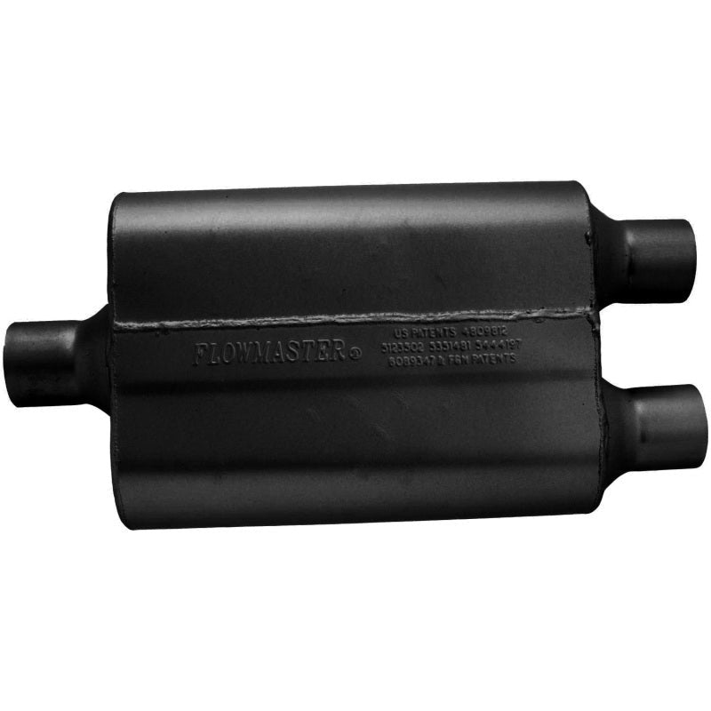 Flowmaster 40 Series Delta Flow 2.25-Inch Center Inlet / Dual 2.25-Inch Outlets Muffler - 9424422