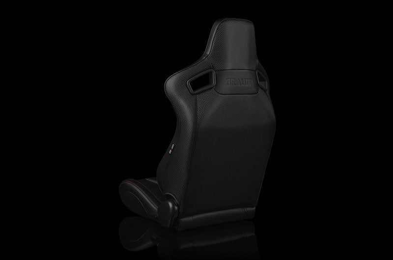 Braum Elite Series Racing Seat (Red Stitching) - Universal