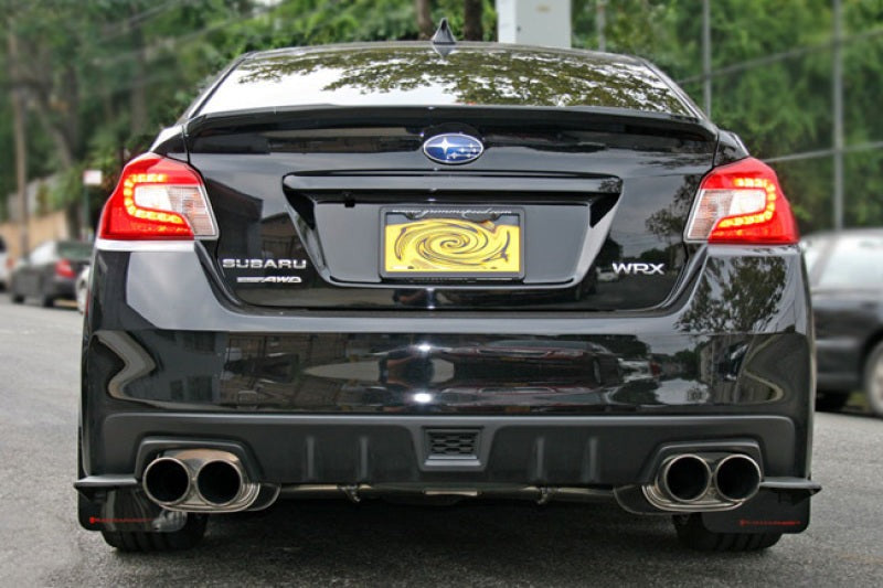 Rally Armor Black UR Mud Flap w/Light Blue Logo - 2015-2021 Subaru WRX / 2015-2021 STI