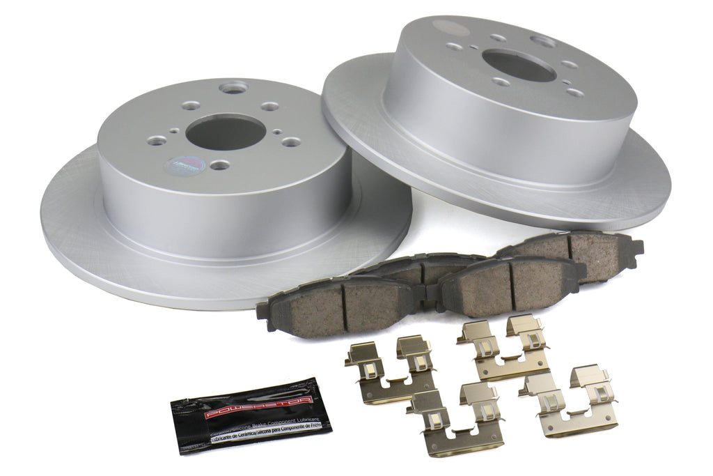 Power Stop Z17 Coated Brake Kit (Rear) - 2013-2022 Subaru Crosstrek / 2014-2018 Forester / 2012-2022 Impreza