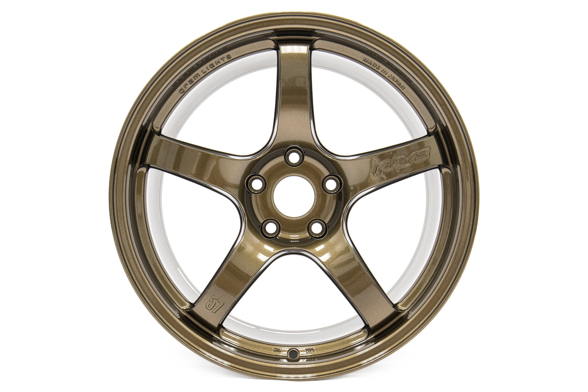 Rays Gram Lights 57CR Almite Gold 18x9.5 +38mm 5x114.3 (Single Wheel) - 2015-2024 Subaru WRX / 2015-2021 STI / 2019-2024 Forester