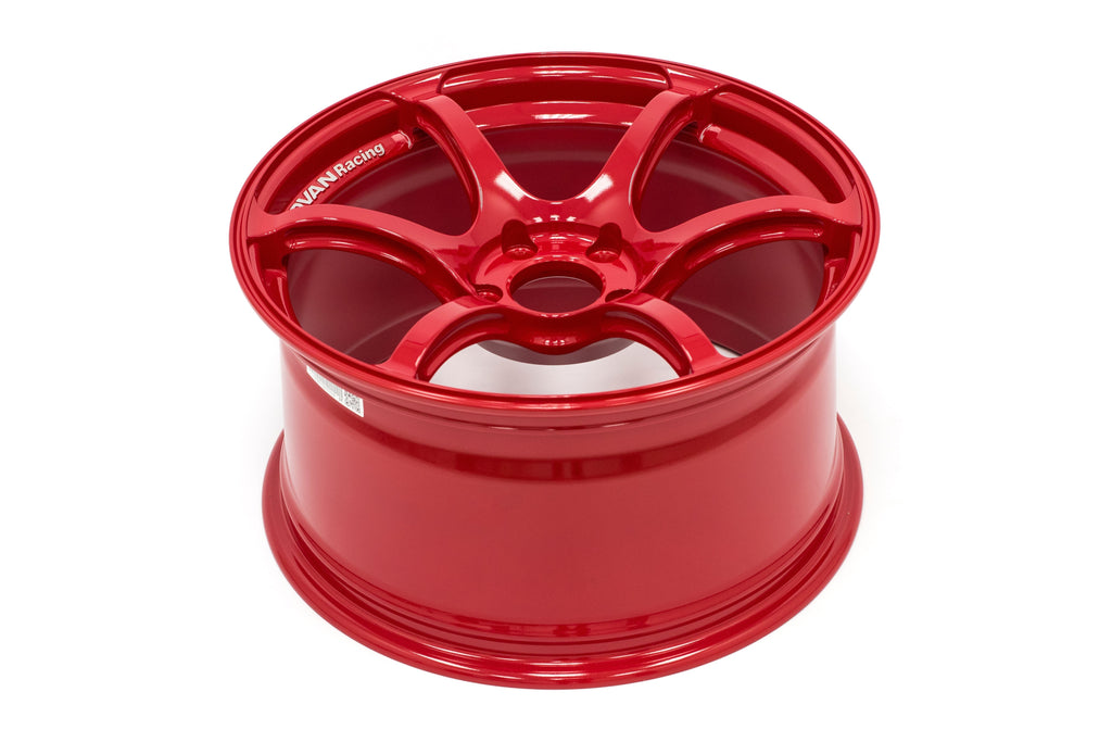 Advan RGIII Racing Hyper Red 18X9.5 +45mm 5x114.3 (Single Wheel) - 2015-2024 Subaru WRX / 2015-2021 STI / 2019-2024 Forester