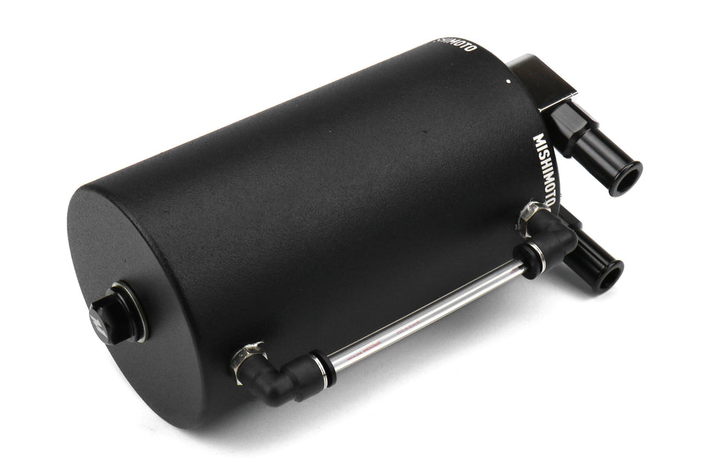 Mishimoto Aluminum Oil Catch Can Wrinkle Black - Universal