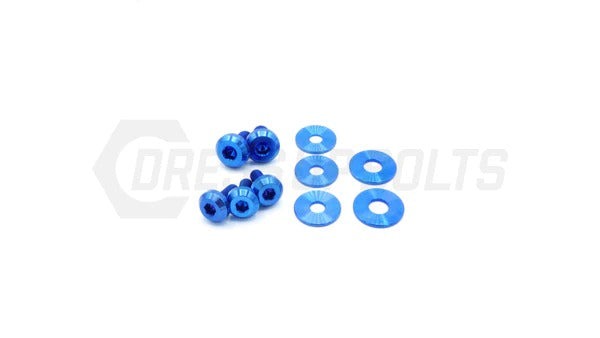 Fast Turn Fittings Titanium Hardware Engine Kit for FA20F Engine (Blue) - 2015-2021 Subaru WRX / 2014-2018 Forester XT