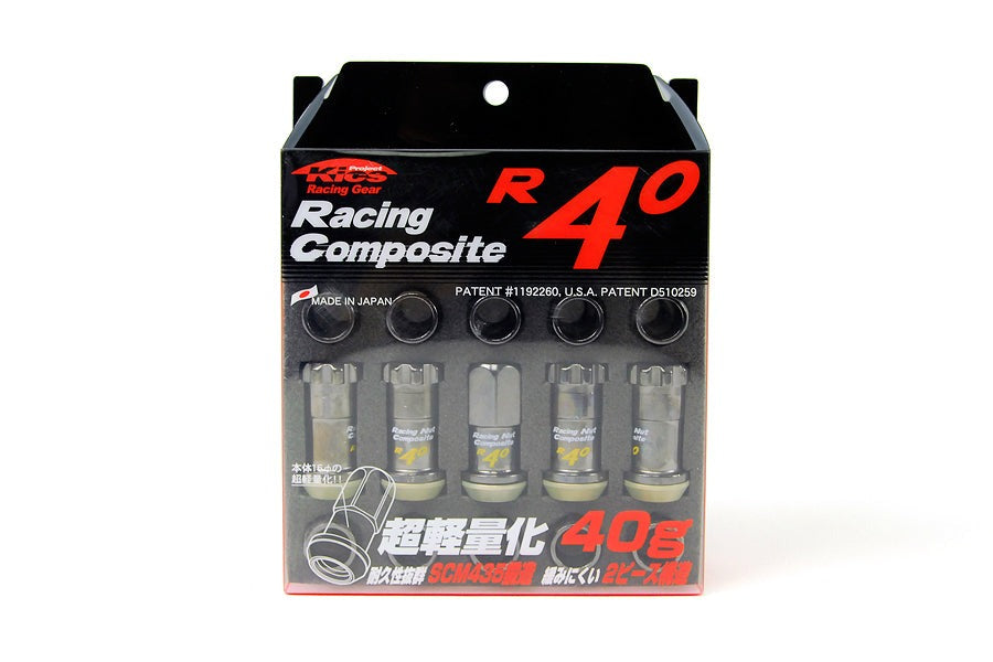 Project Kics R40 16+4 Piece Regular Color 12x1.25 Lug Nuts