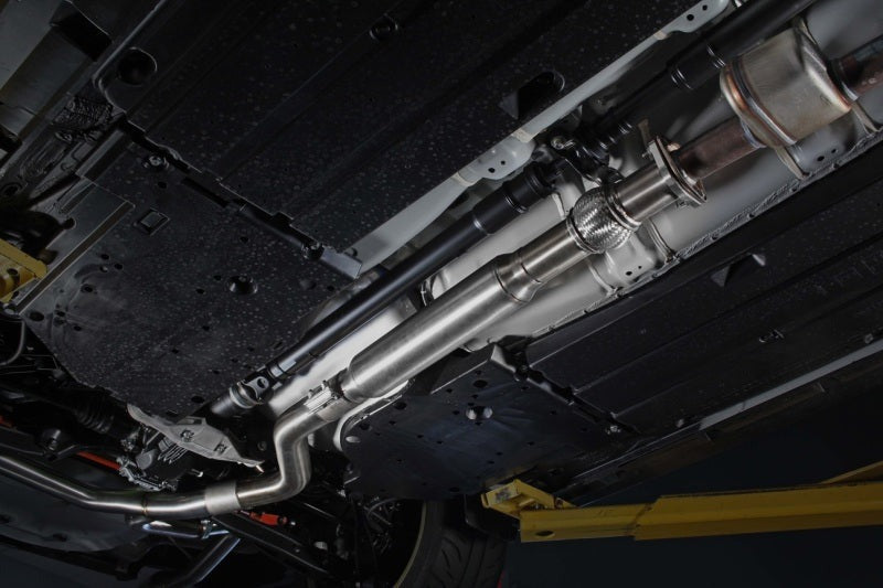 PERRIN Stainless Steel Midpipe w/Resonator 3in. (Fits OEM/Aftermarket Mufflers) - 2022-2026 Subaru WRX