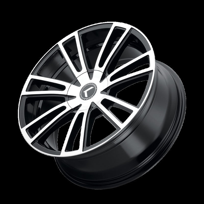 Kraze KR183 Spectra 20x8.5 5x115/120 +38 Offset Gloss Black Machined Wheel