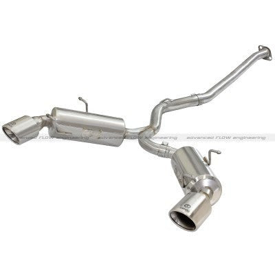 aFe Takeda Dual Muffler Catback Exhaust - 2013-2016 Scion FR-S / 2013-2024 Subaru BRZ / 2017-2024 Toyota 86