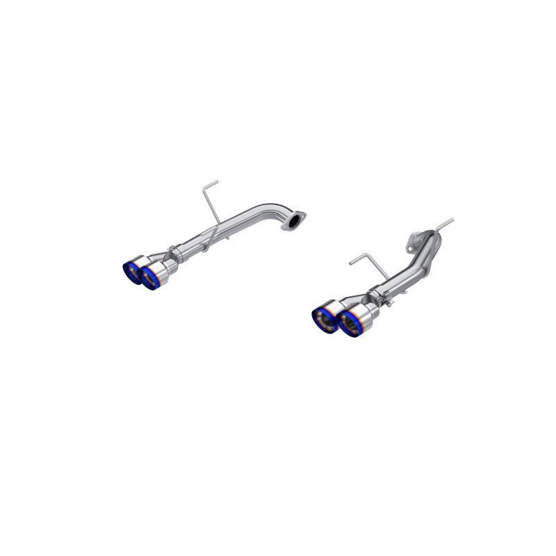 MBRP 2.5in T304 Stainless Steel Cat-Back - Dual Split Rear Exit w/ Quad BE Tips - 2022-2026 Subaru WRX
