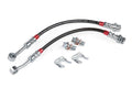 APR 17-20 Audi RS3/15-24 Volkswagen Golf R Braided Stainless Steel Brake Line Set - Rear