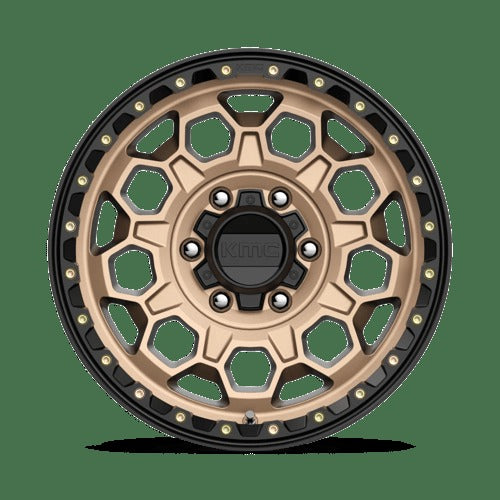 KM545 17X9 6X5.5 M-BRZ BLK LP 18MM