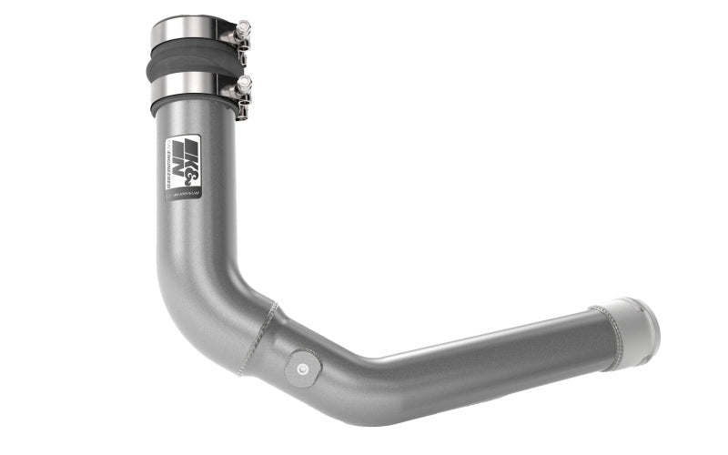 K&N Aluminum Charge Pipe Kit - Gunmetal Gray - 2022-2026 Subaru WRX 2.4L H4