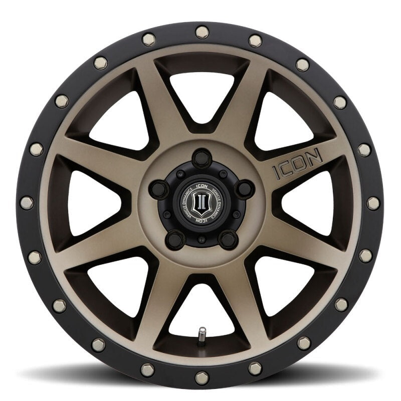 ICON Alloys Rebound 17x8.5 5x4.5 0mm 4.75" Backspacing Bronze Wheel - 1817856547BR